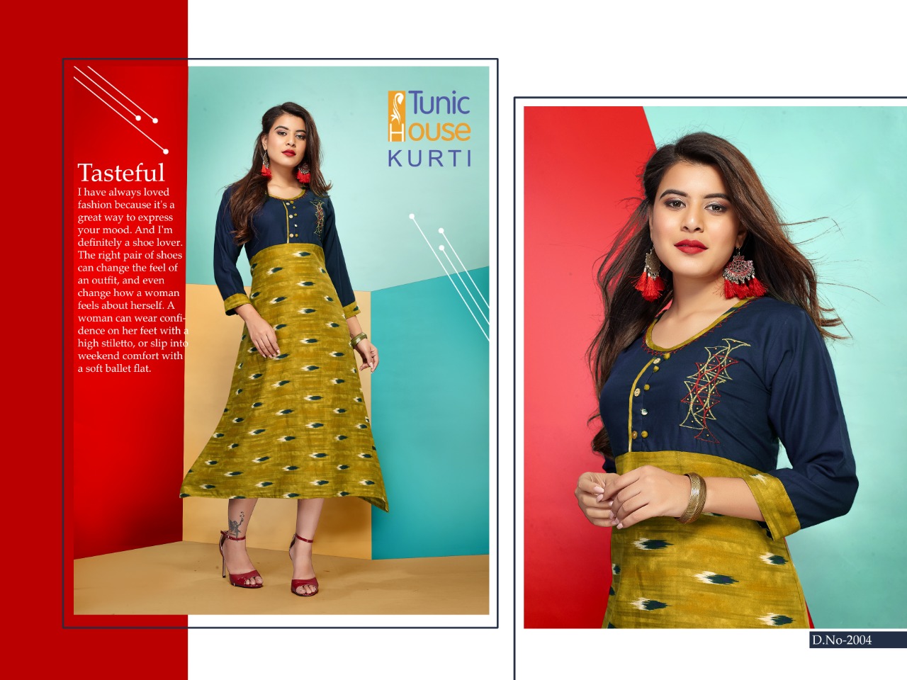 tunic house pubg rayon exclusive print with work kurti catalog