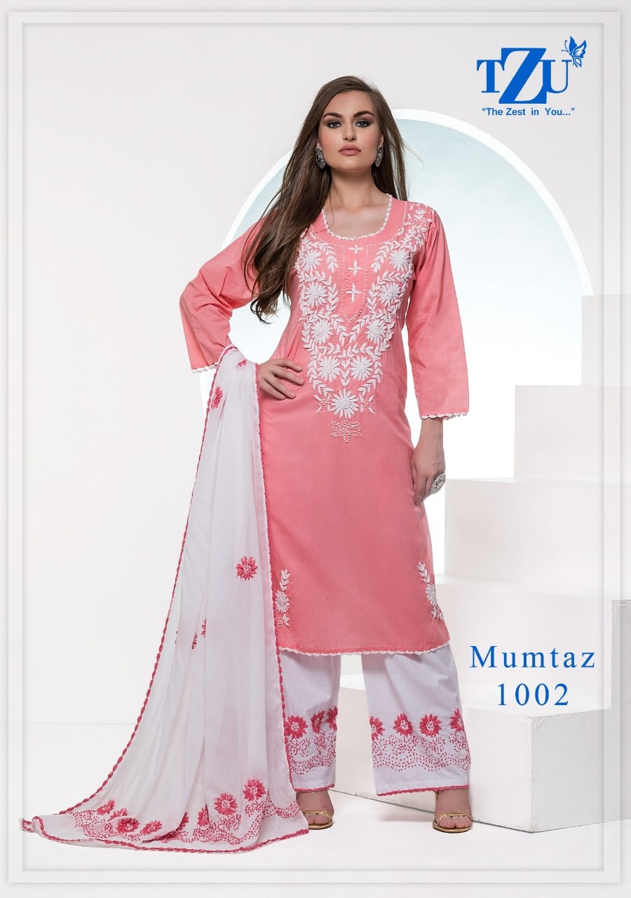 tzu mumtaz cotton authentic fabric kurti catalog