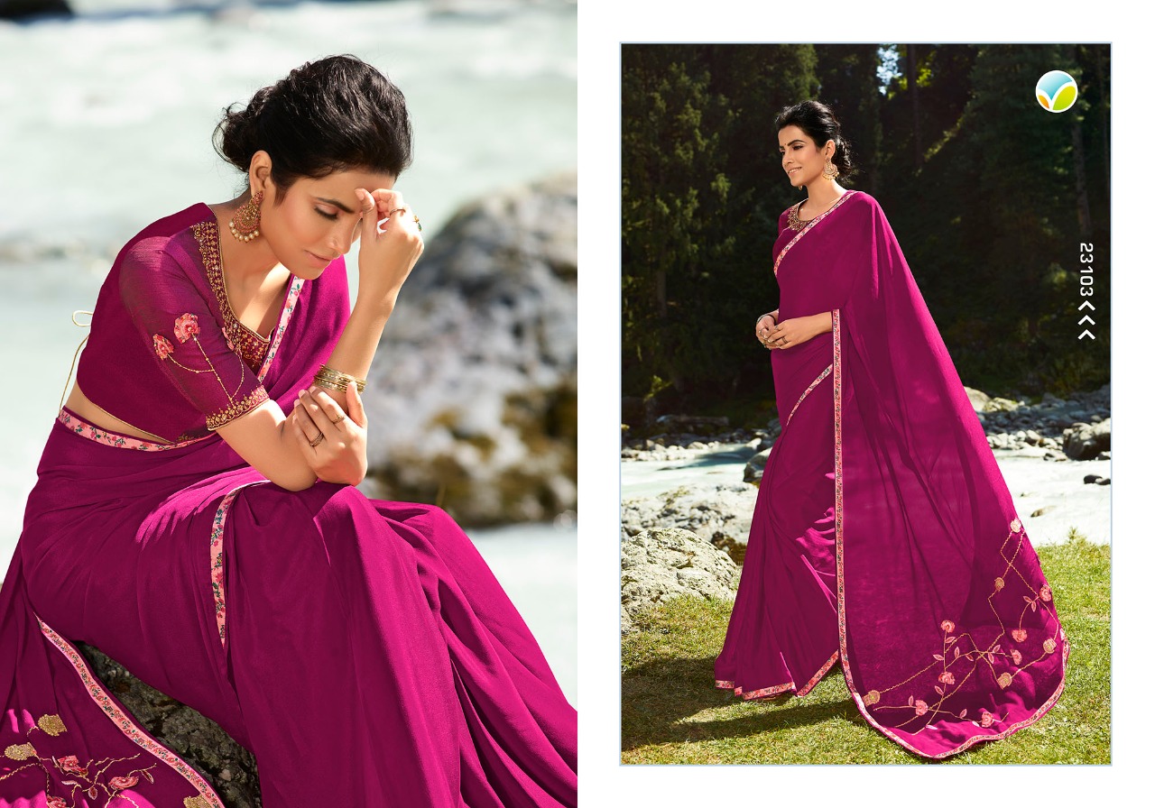 vinay fashion vibrant  gorgeous look saree catalog