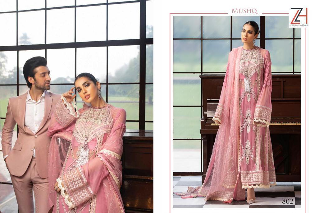 zaura hassan mushq jorget pakistani concepts gorgeous look salwar suit catalog