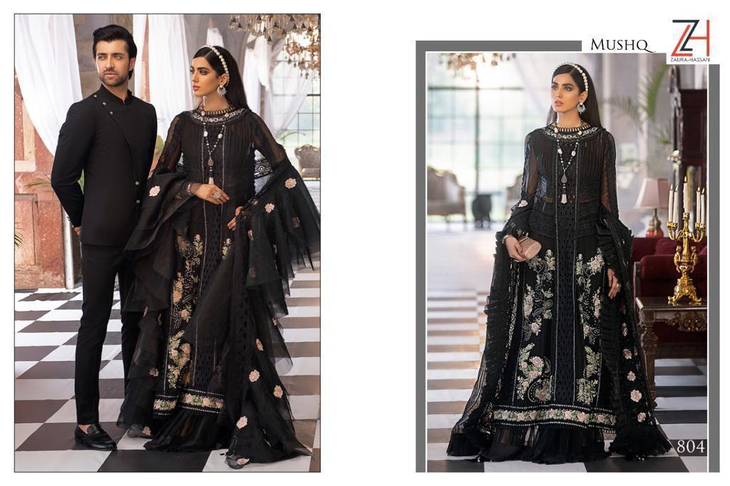 zaura hassan mushq jorget pakistani concepts gorgeous look salwar suit catalog