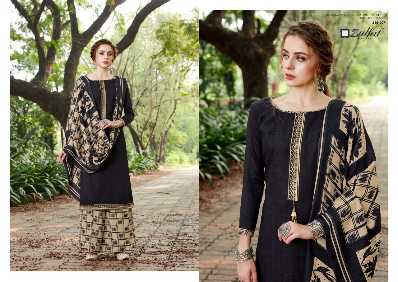 Zulfat Designer Suits patiala beats pashmina attractive colours salwar suit catalog