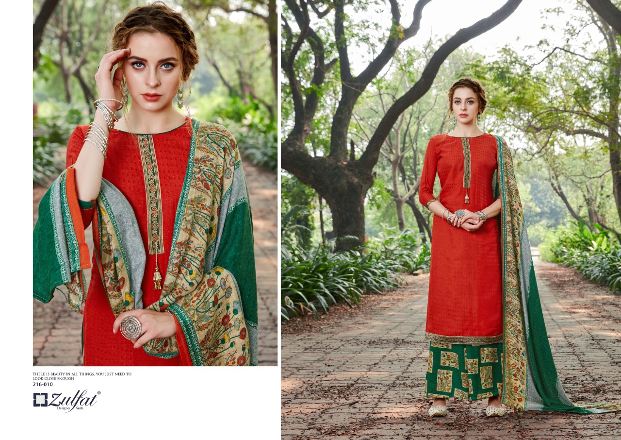 Zulfat Designer Suits patiala beats pashmina attractive colours salwar suit catalog