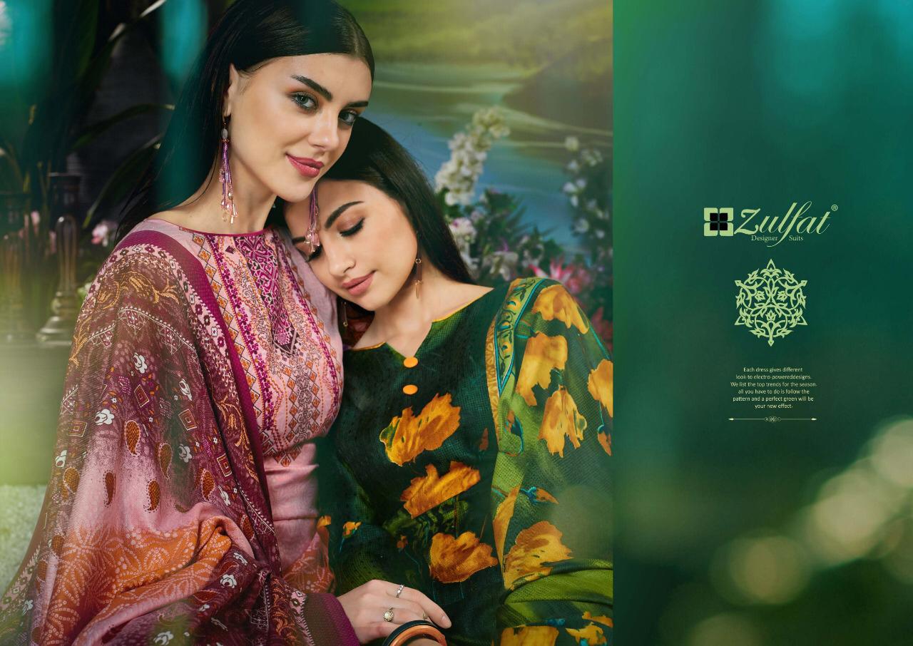 zulfat designer winter fantasy vol 2 pashmina digital print afforda price salwar suit catalog