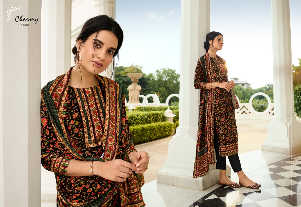Meera trendz LLP charmy Velvet-1 Velvet digital print exclusive print salwar suit catalog