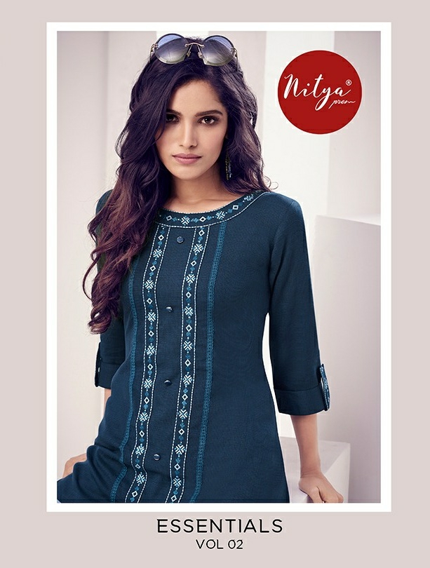 LT Fabrics launch essentials vol 2 casual Daily wear top style kurtis collection