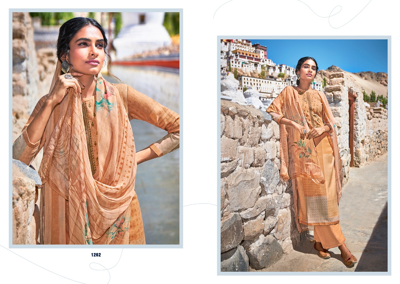 laxmimaya aarfa pasmina elegant salwar suit catalog