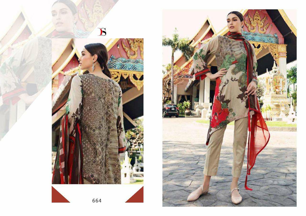 Deepsy suits charizma 2 cotton printed karachi suits collection