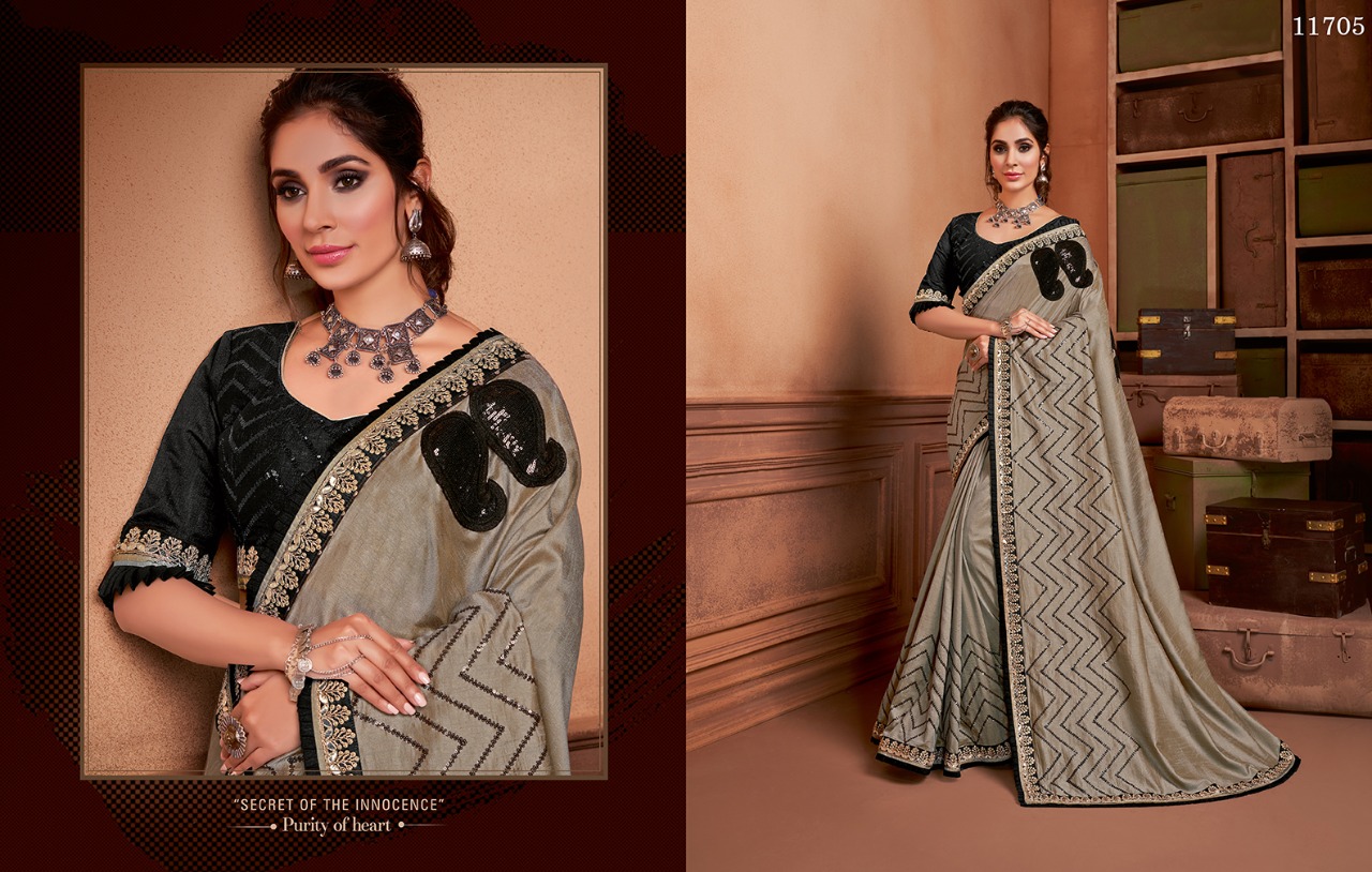 mahotsav norita 11700 series silk regal look sarees catalog