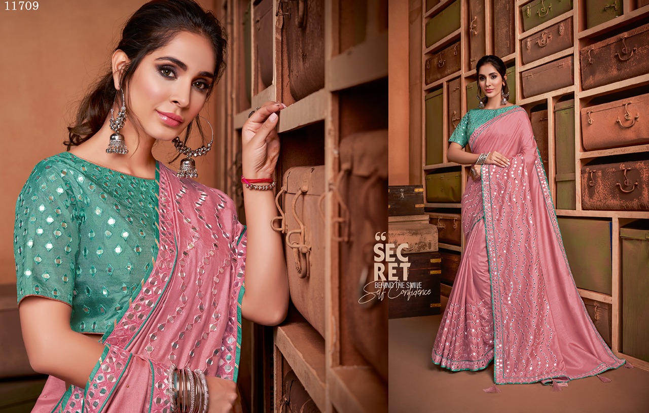 mahotsav norita 11700 series silk regal look sarees catalog