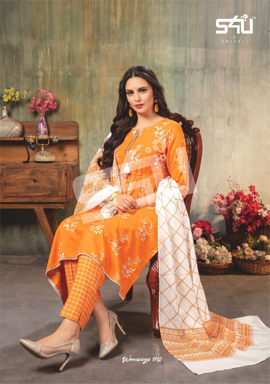 s4u womaniya vol 17 fancy elegant style kurti with pant catalog