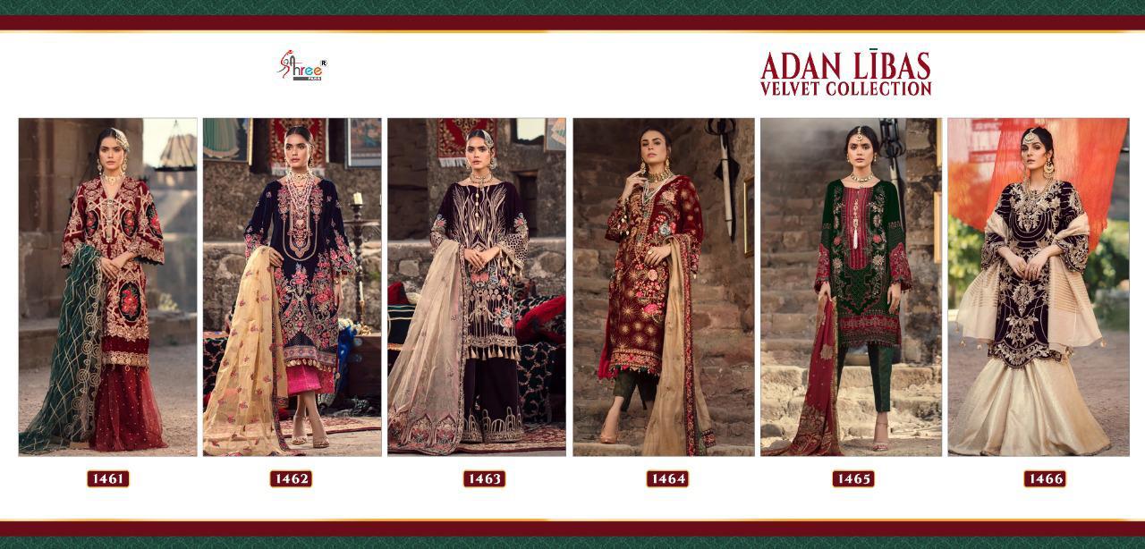 shree fab adan libas velvat collection festive range salwar suit catalog