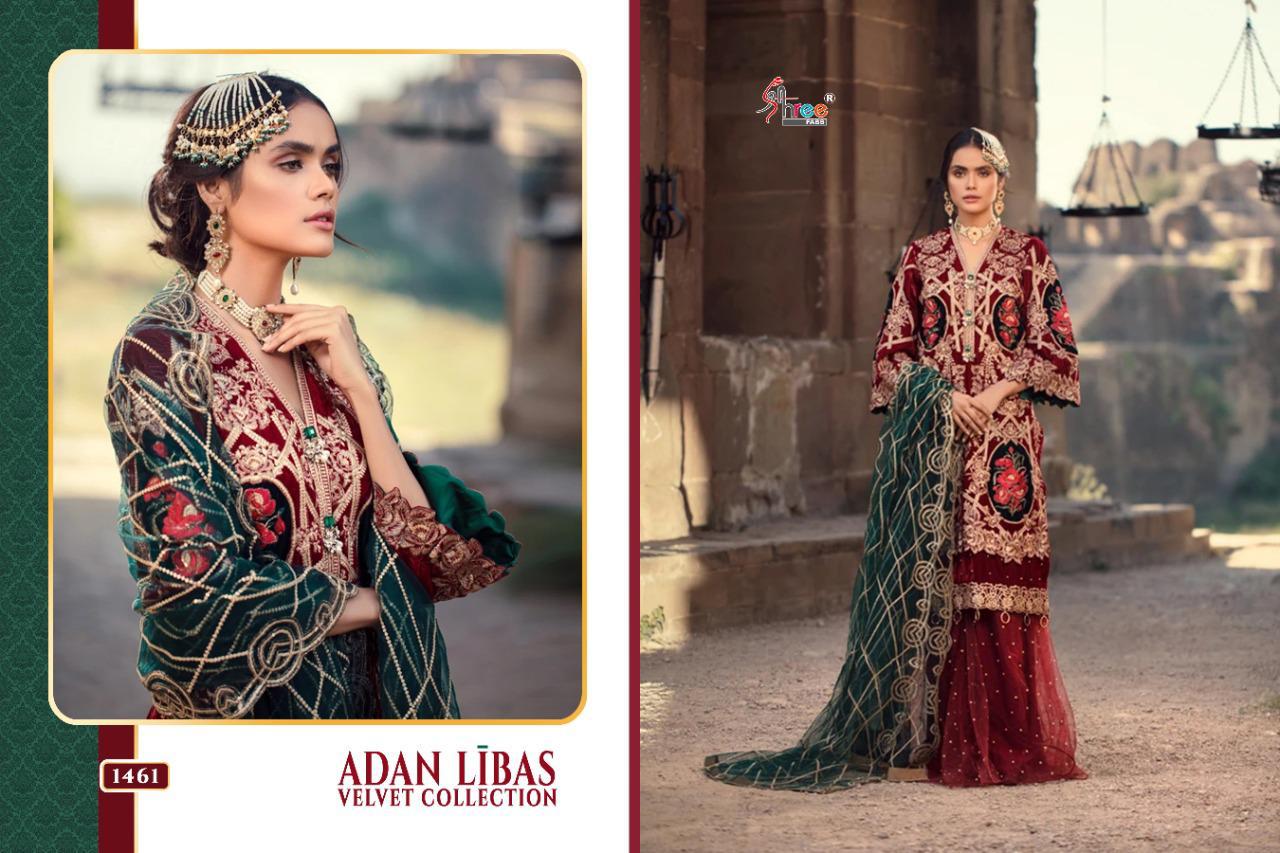 shree fab adan libas velvat collection festive range salwar suit catalog
