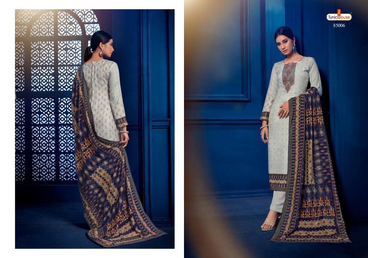 tunic house gulfam pashmina exclusive print salwar suit catalog