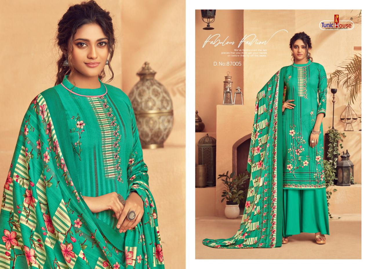 tunic house tohfa pashmina elegant salwar suit catalog