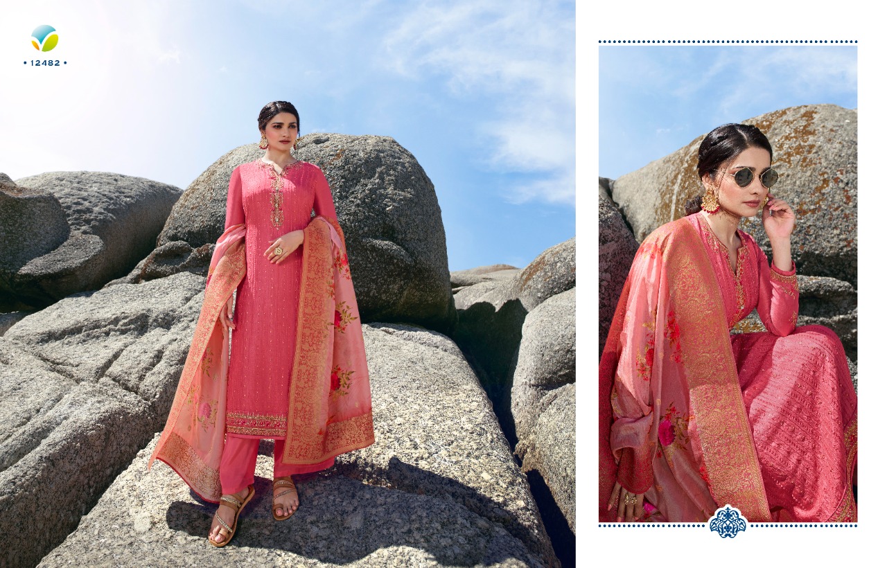 vinay fashion tradition vol 2 satin gorgeous look salwar suit catalog