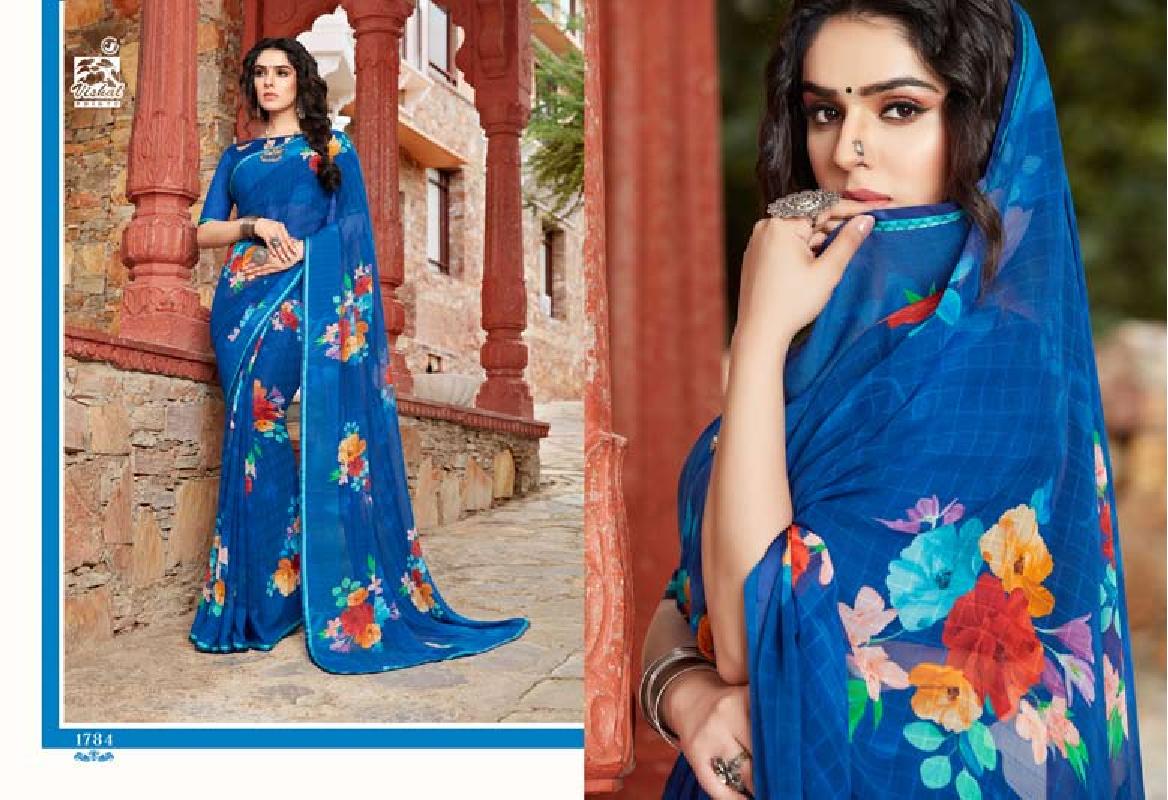 vishal fashion virasat fancy exclusive print saree catalog