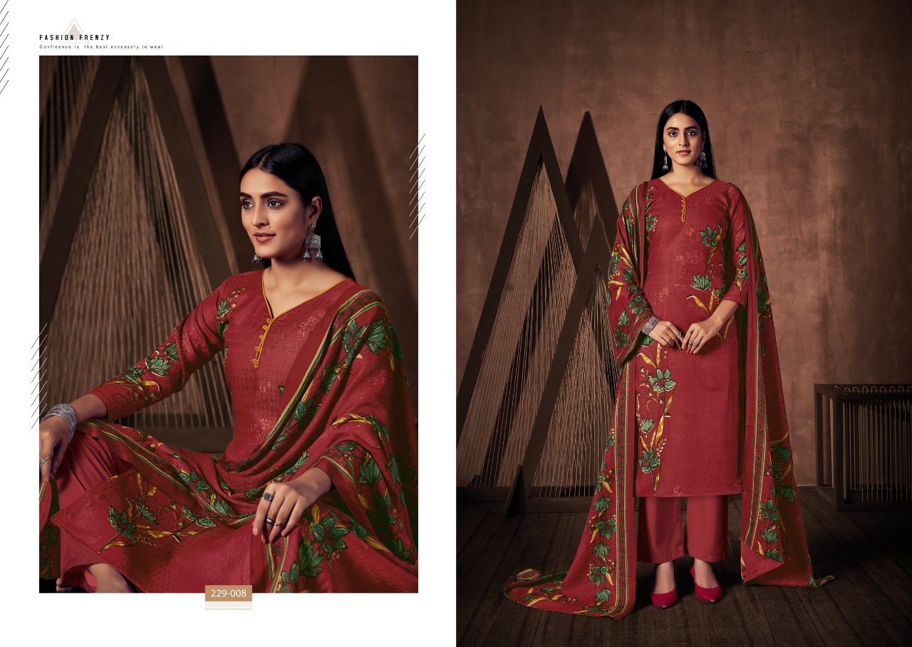 zulfat designer suits winter magic vol 4 pashmina affordable price salwar suit catalog