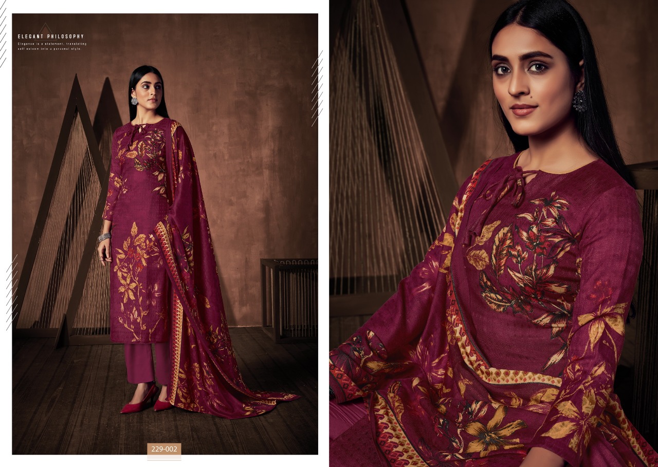 zulfat designer suits winter magic vol 4 pashmina affordable price salwar suit catalog