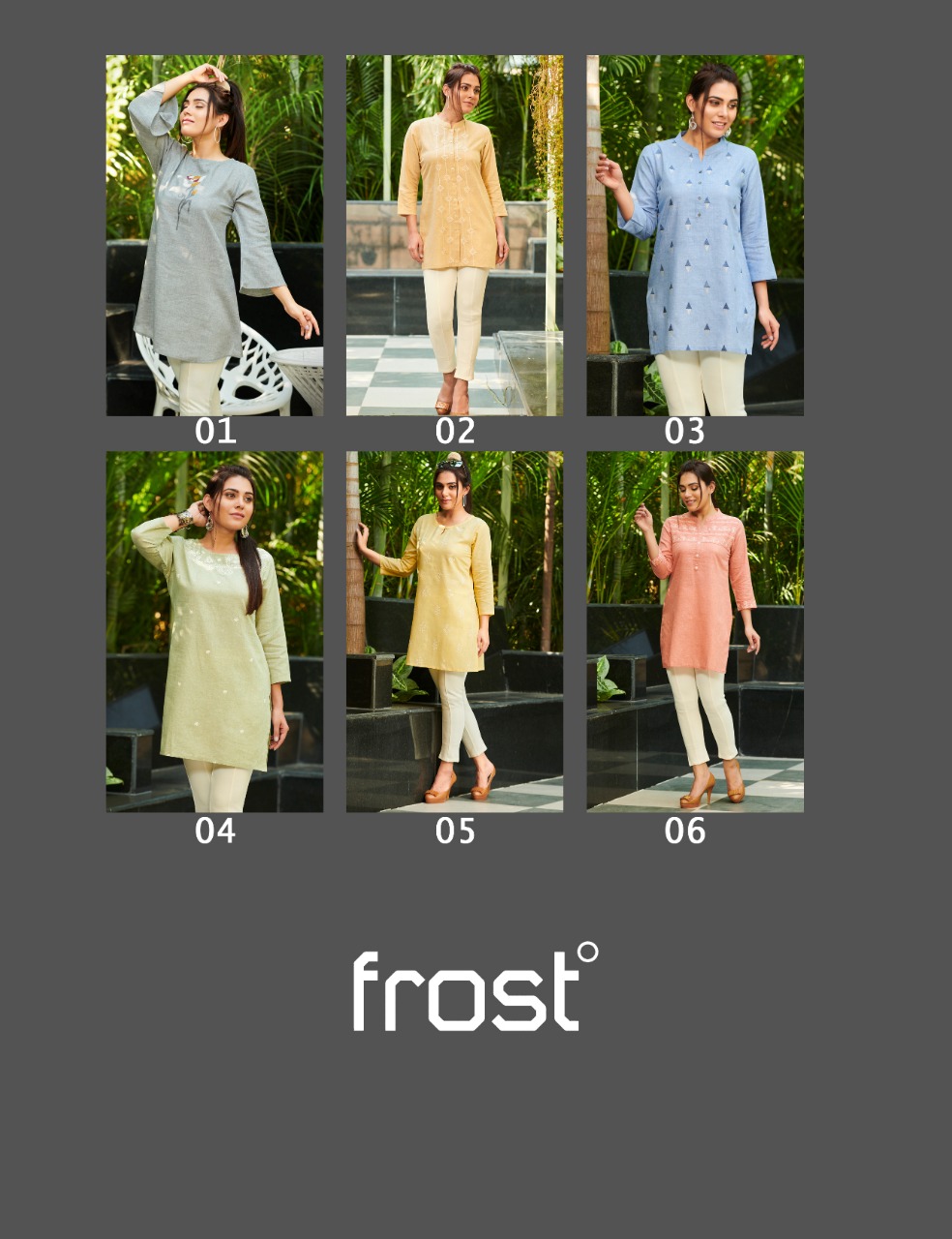 100 miles frost cotton catchy look tops catalog
