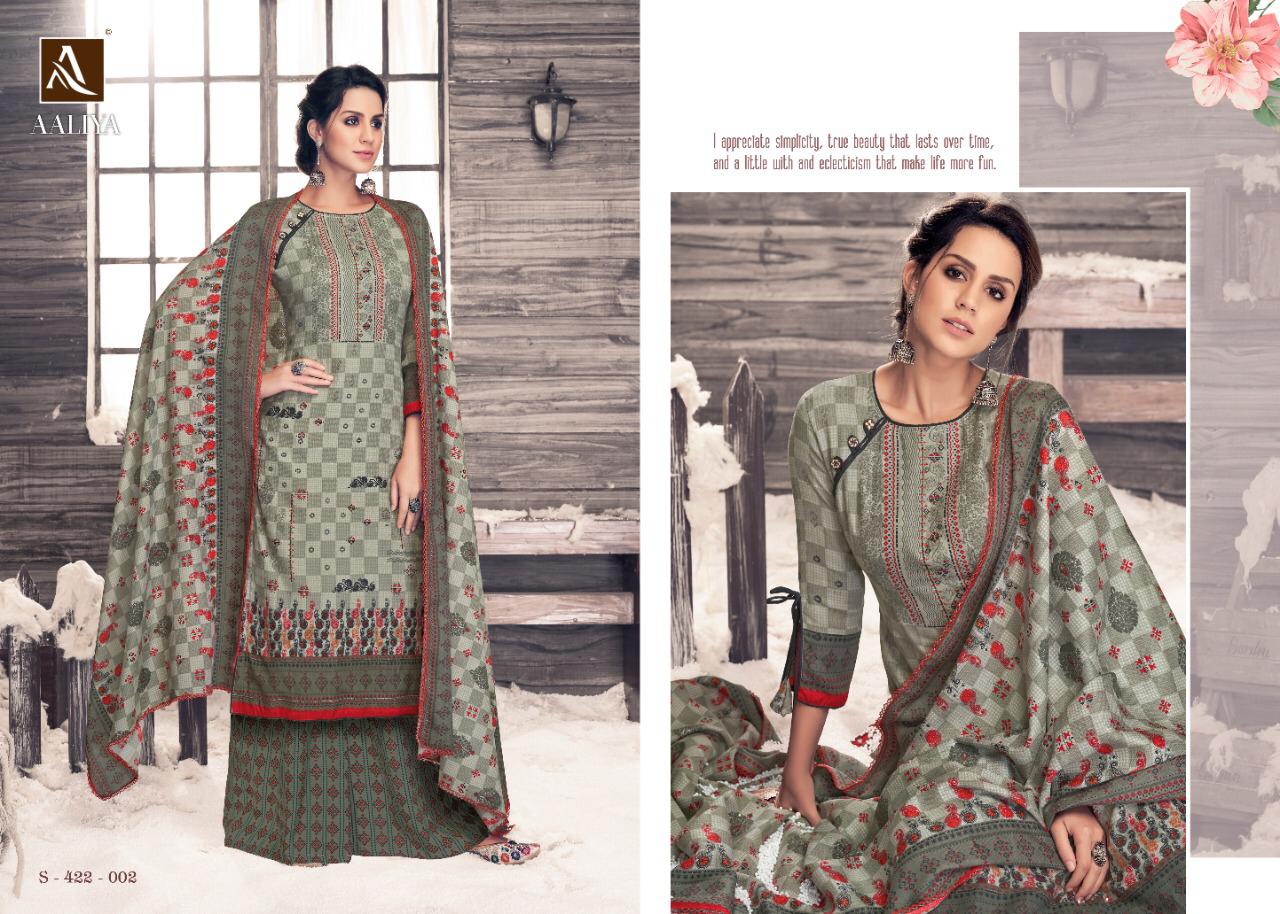 alok suit aalia pashmina regal look dupatta Pure Pashmina Jacquard Shawl salwar suit catalog