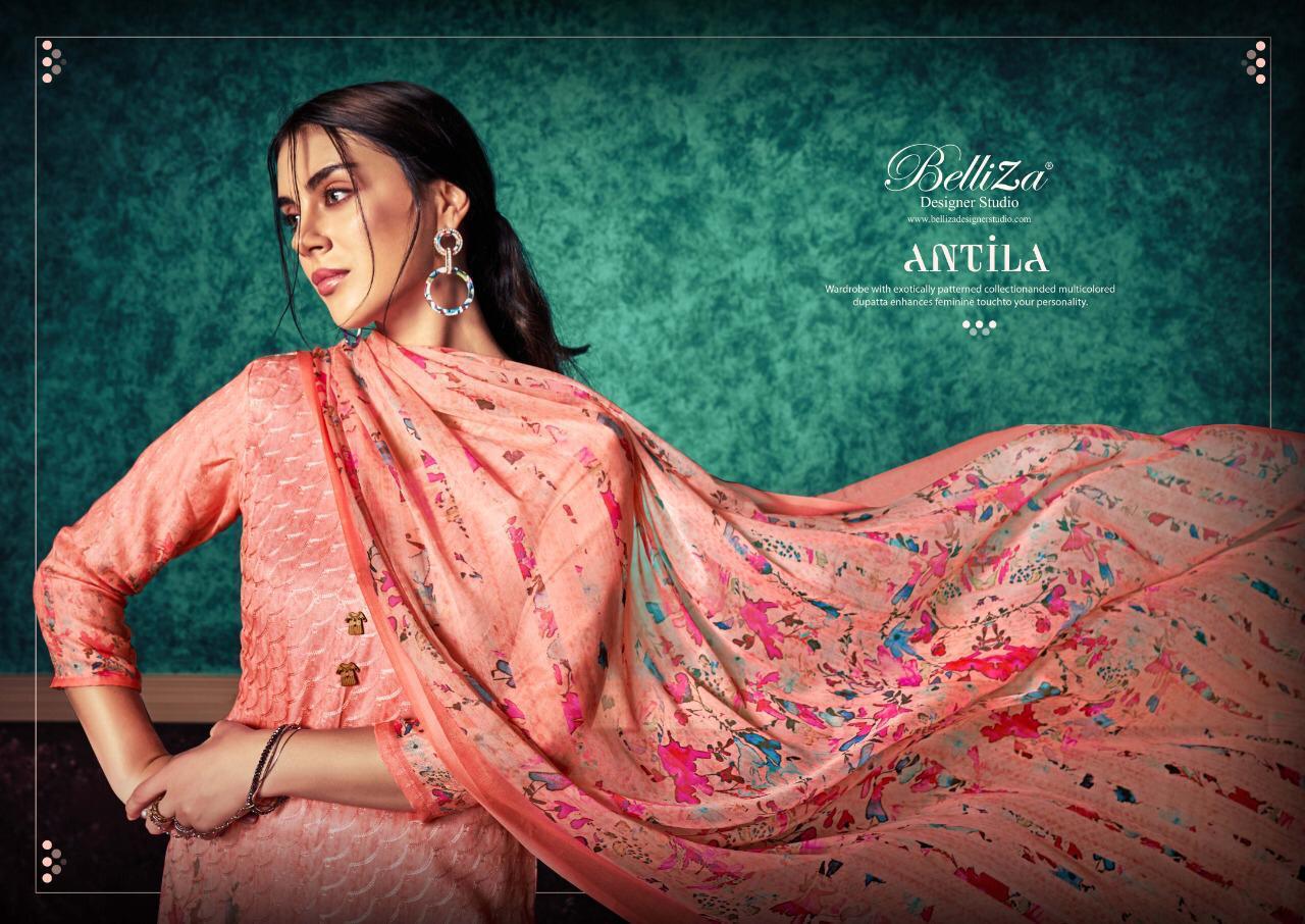 belliza designer antila pashmina decent embroidary look salwar suit catalog
