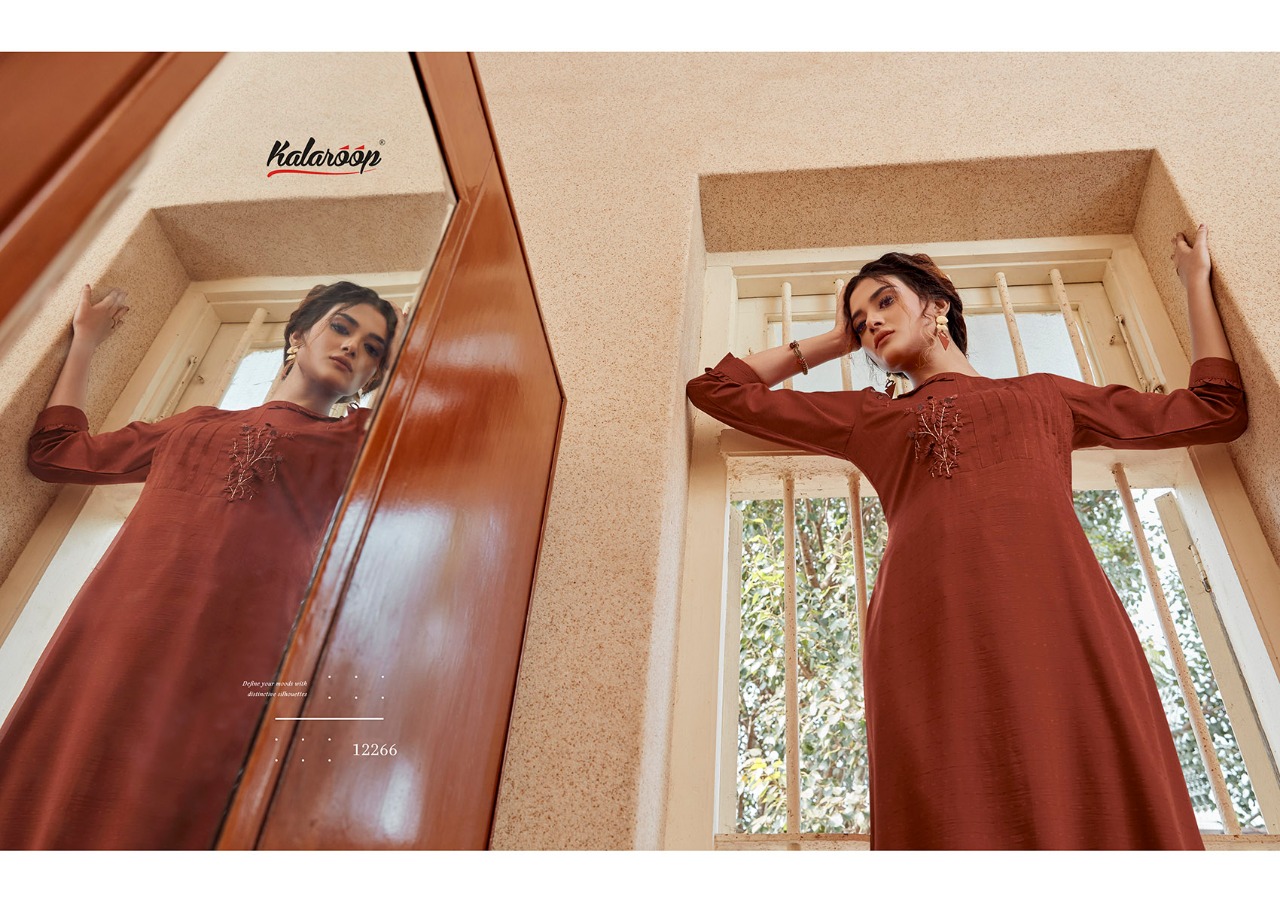 kalaroop ovtavia vol 4 silk classic trendy look kurti catalog