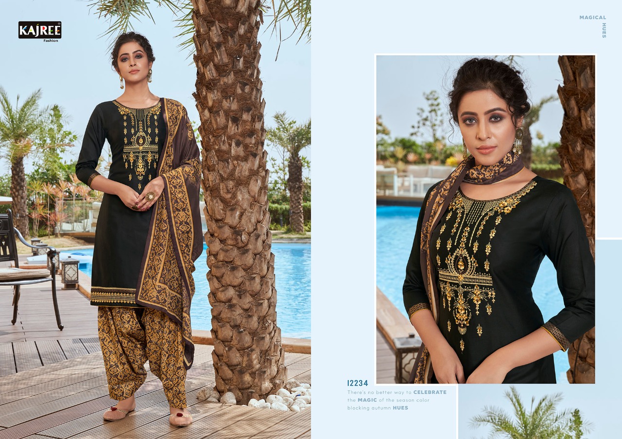 kalaroop patiyala express vol 7 silk gorgeous look top bottom with cotton silk dupatta catalog