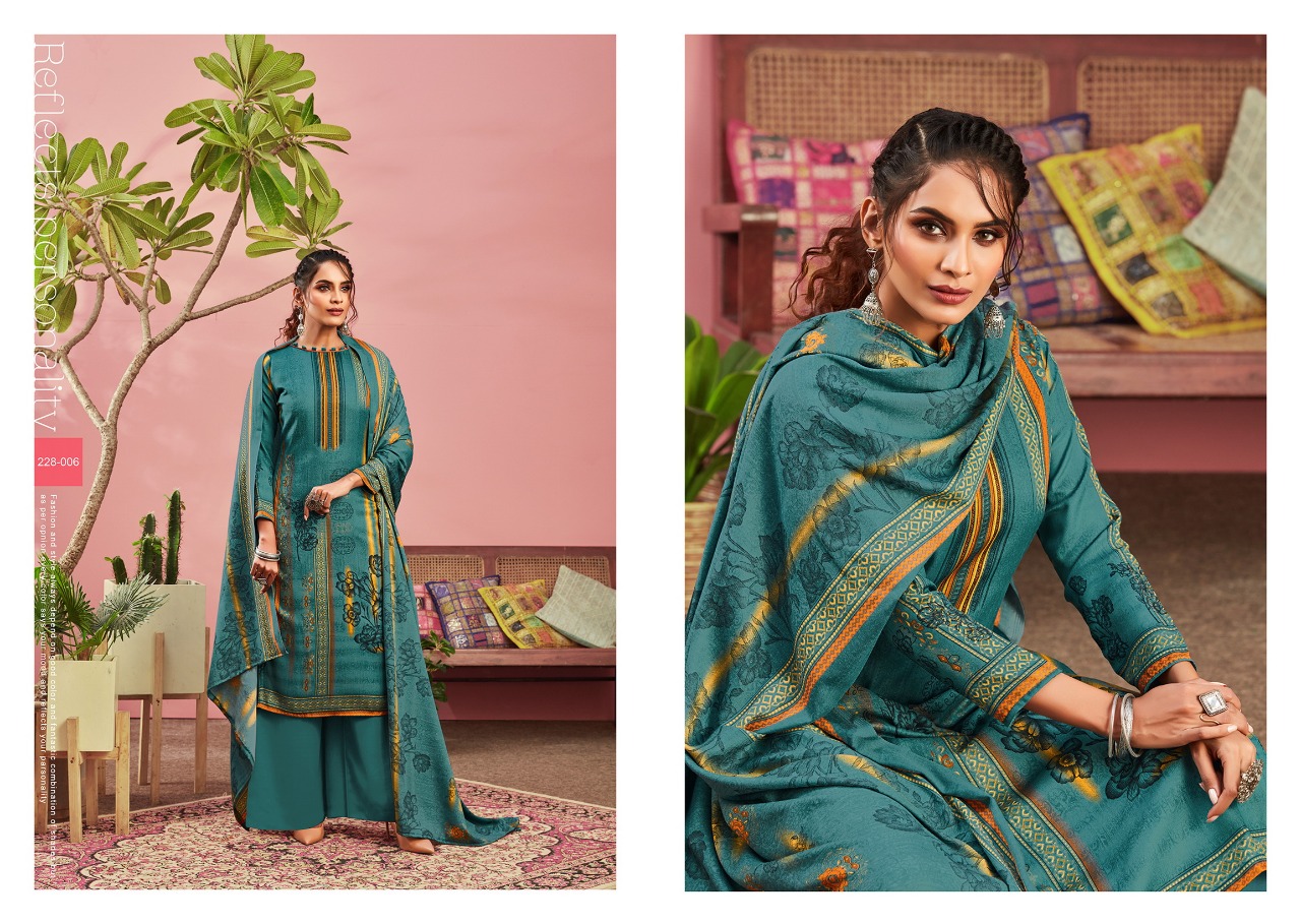 Zulfat Designer Suits winter fantasy  vol 2 pashmina catchy look salwar suit catalog
