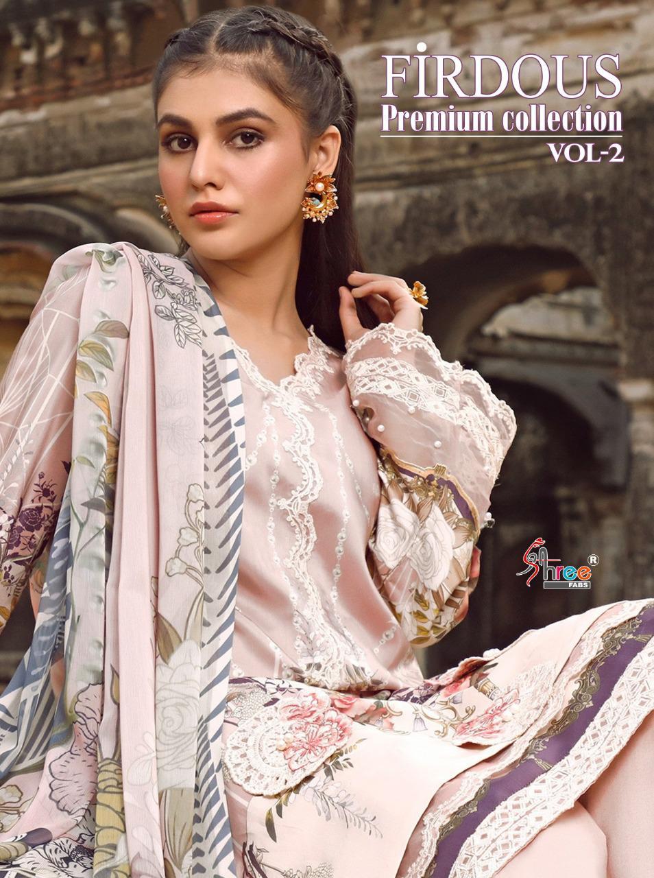 shree fabs firdous premium collection vol 2 jam cotton attrective colours dupatta cotton  catalog