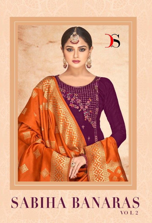 deepsy suit Sabiha Banaras 2 Viscose opada silk regal look salwar suit catalog