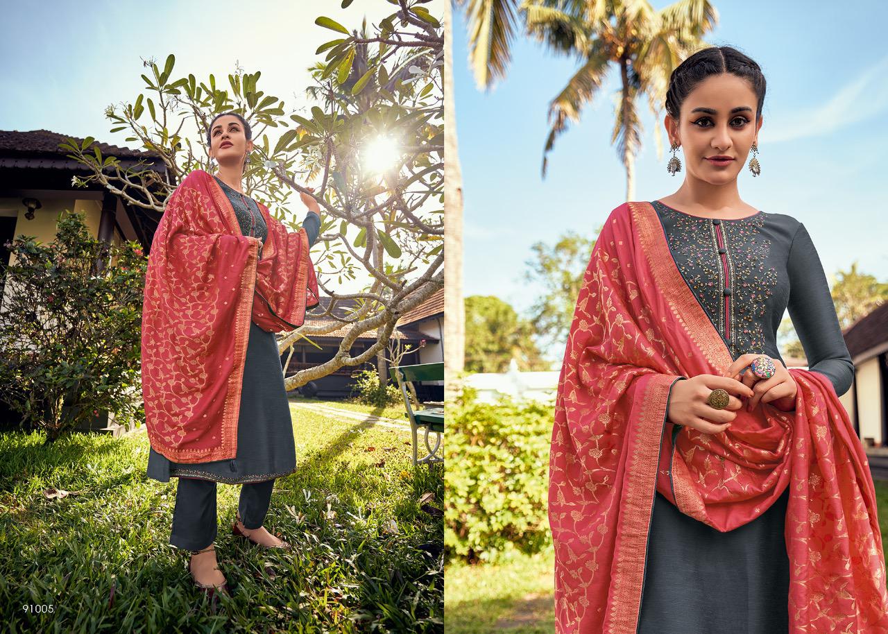 deepsy suits merci linen silk festive look salwar suit catalog