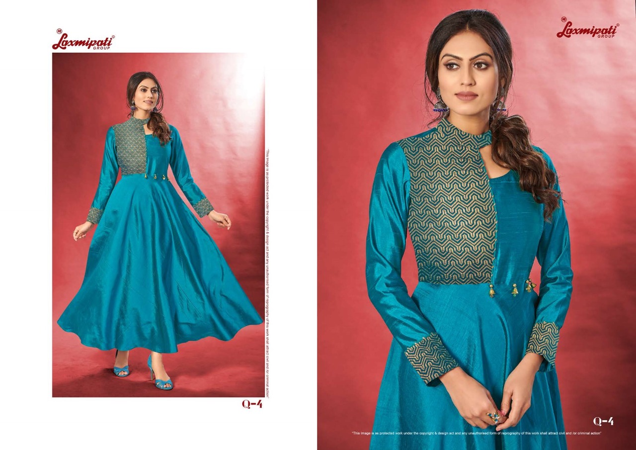 laxmipati vidhya cotton regal look kurti catalog
