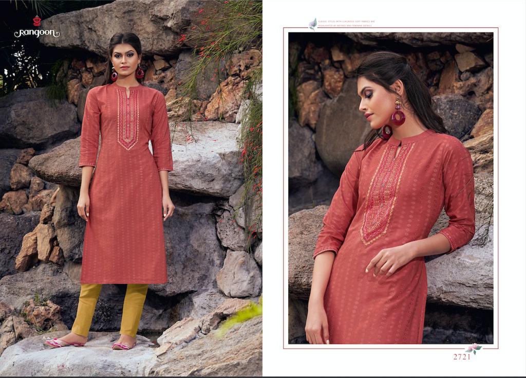 rangoon light line vol 5 silk decent look kurti catalog