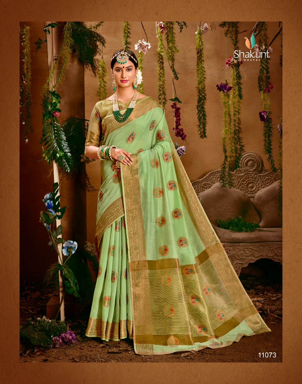 shakunt jailekha 2 cotton authentic fabric saree catalog