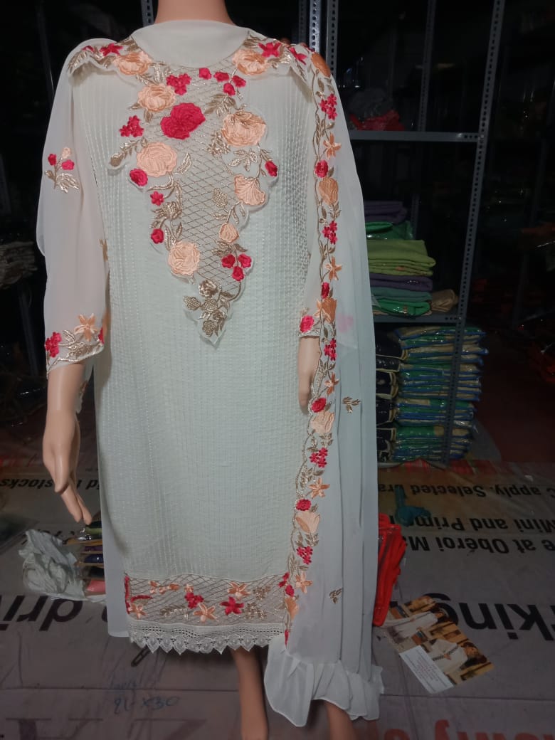 shree tex d no 126 georgette  regal look salwar suit catalog