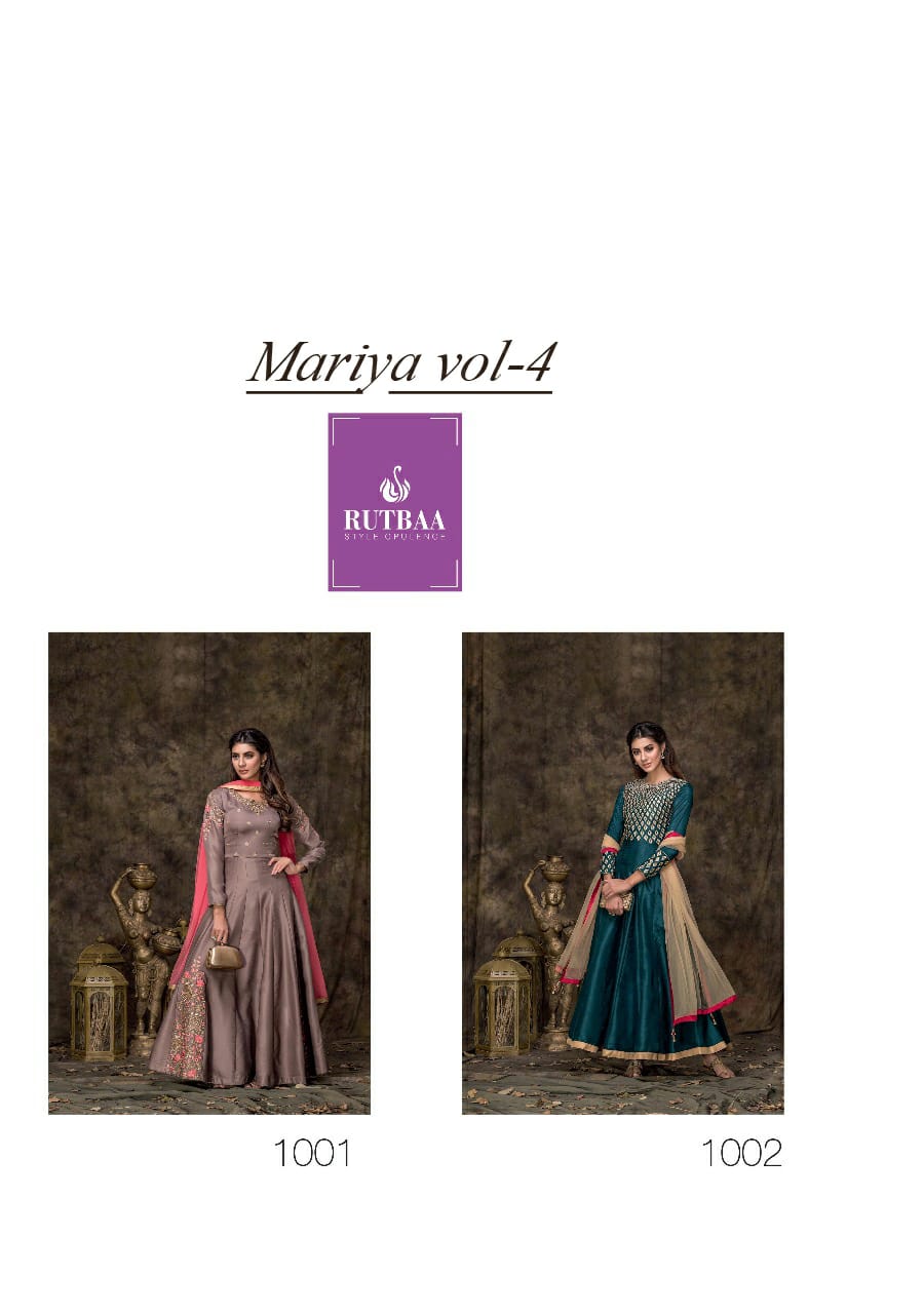 tzu mariya mysore silk festive look kurti bottom with dupatta catalog
