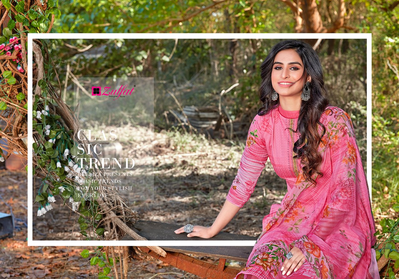 zulfat designer studio zoya cotton attrective digital print salwar suit catalog