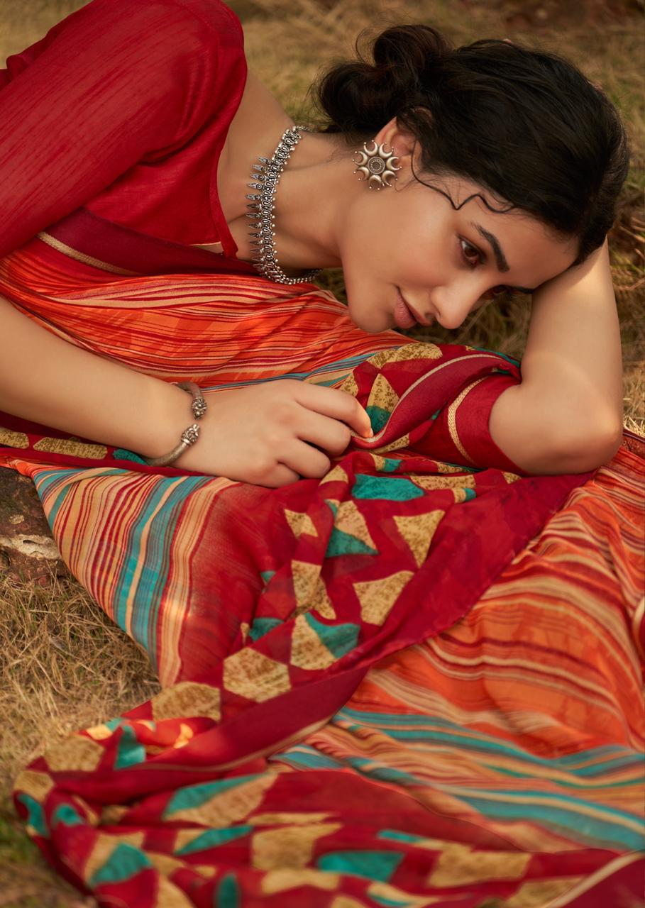 kashvi creation falak weightless exclusive print saree catalog