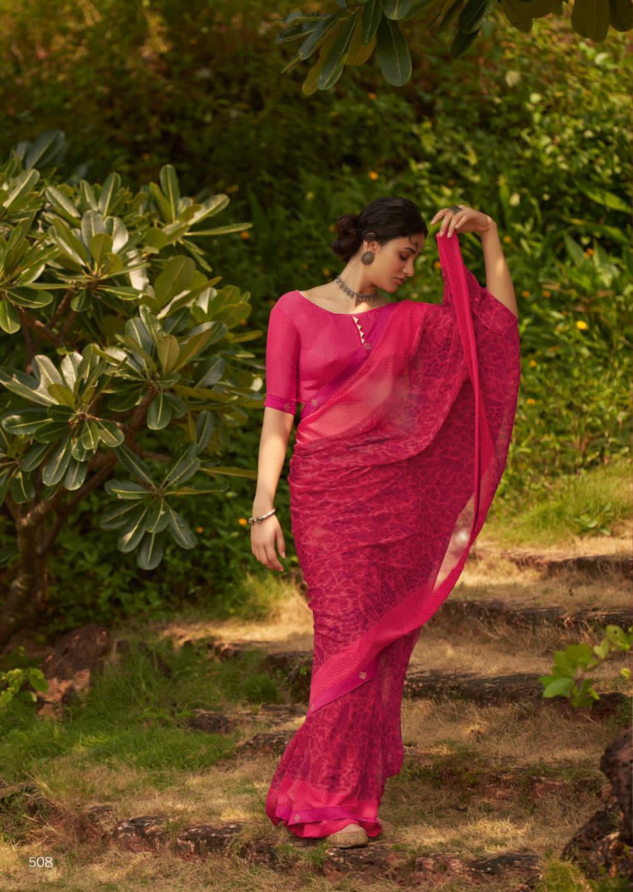 kashvi creation falak weightless exclusive print saree catalog