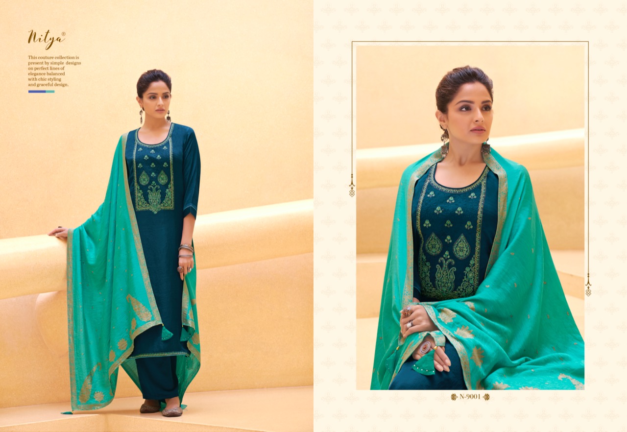 lt nitya naaz super silk astonishing style salwar suit catalog