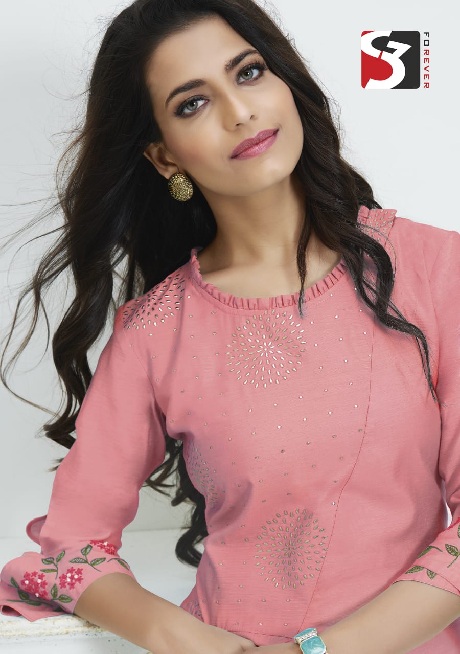S3 Forever gracia silk new and modern style kurti catalog
