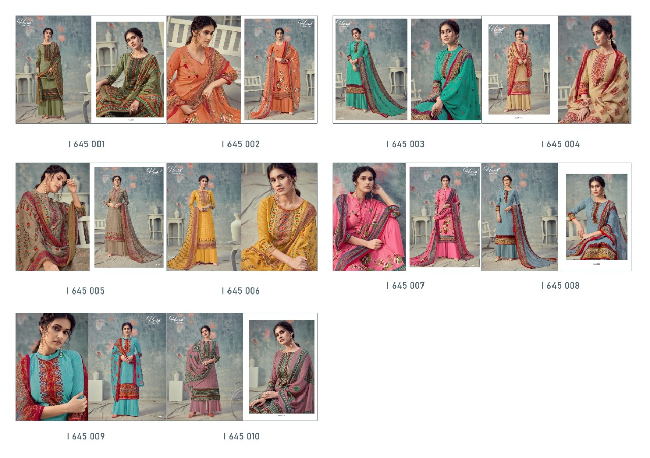 harshit fashion hub sanjeeda  cotton printed salwar kameez collection catalog