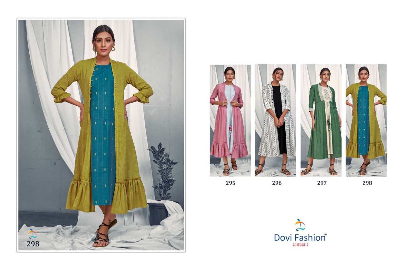 dovi fashion maple cotton  innovative  style kurti catalog