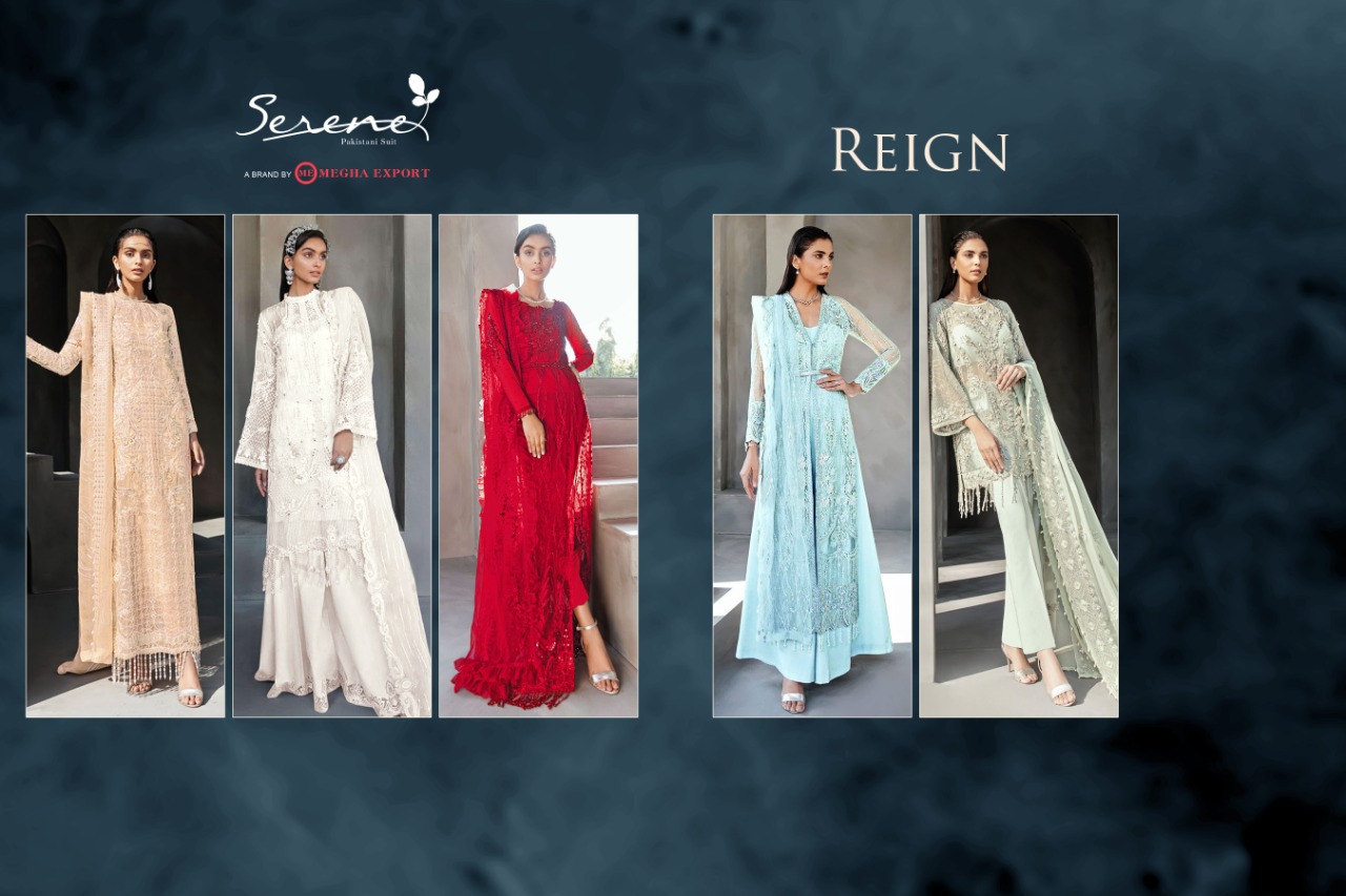 serene reign georgeete decent embroidary look salwar suit catalog