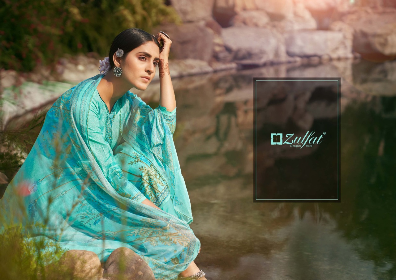 zulfat designer suits summet fiesta cotton exclusive print salwar suit catalog