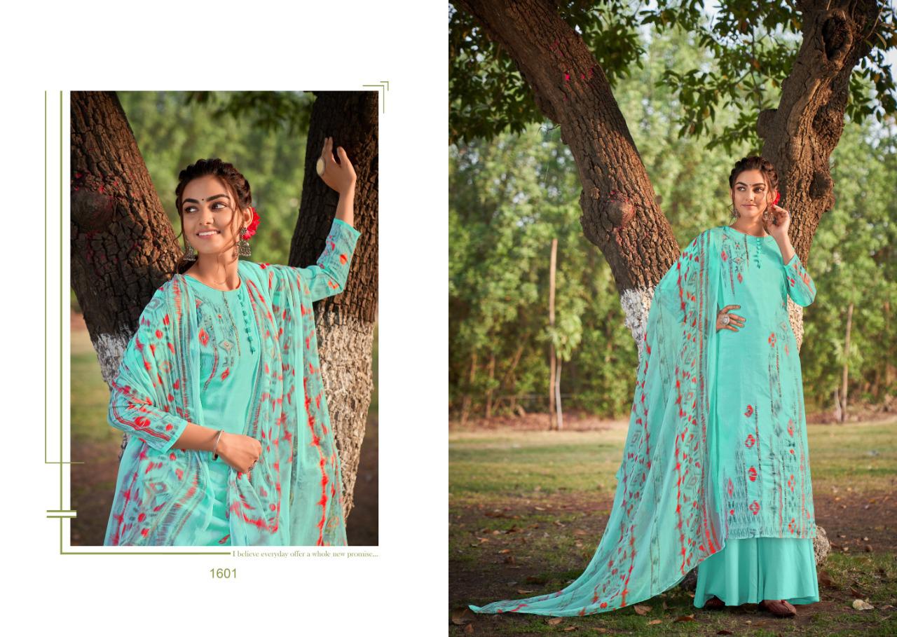 kay vee suits inara Pure Glace Cotton regal look salwar suit catalog