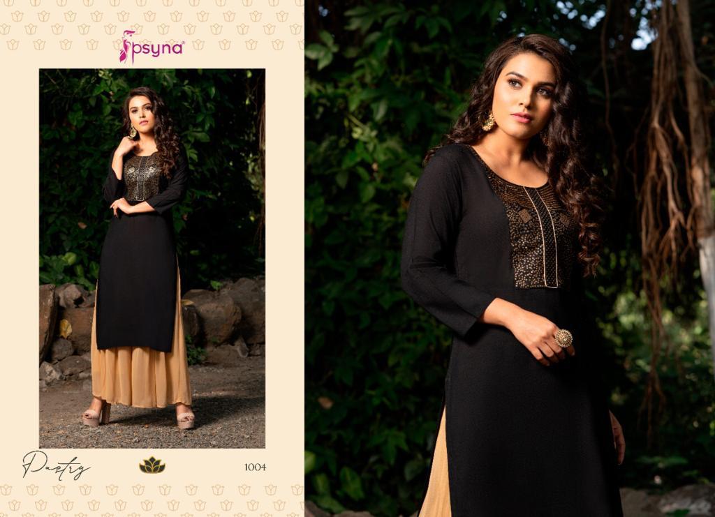 psyna pastry ryon attrective look and colours kurti catalog