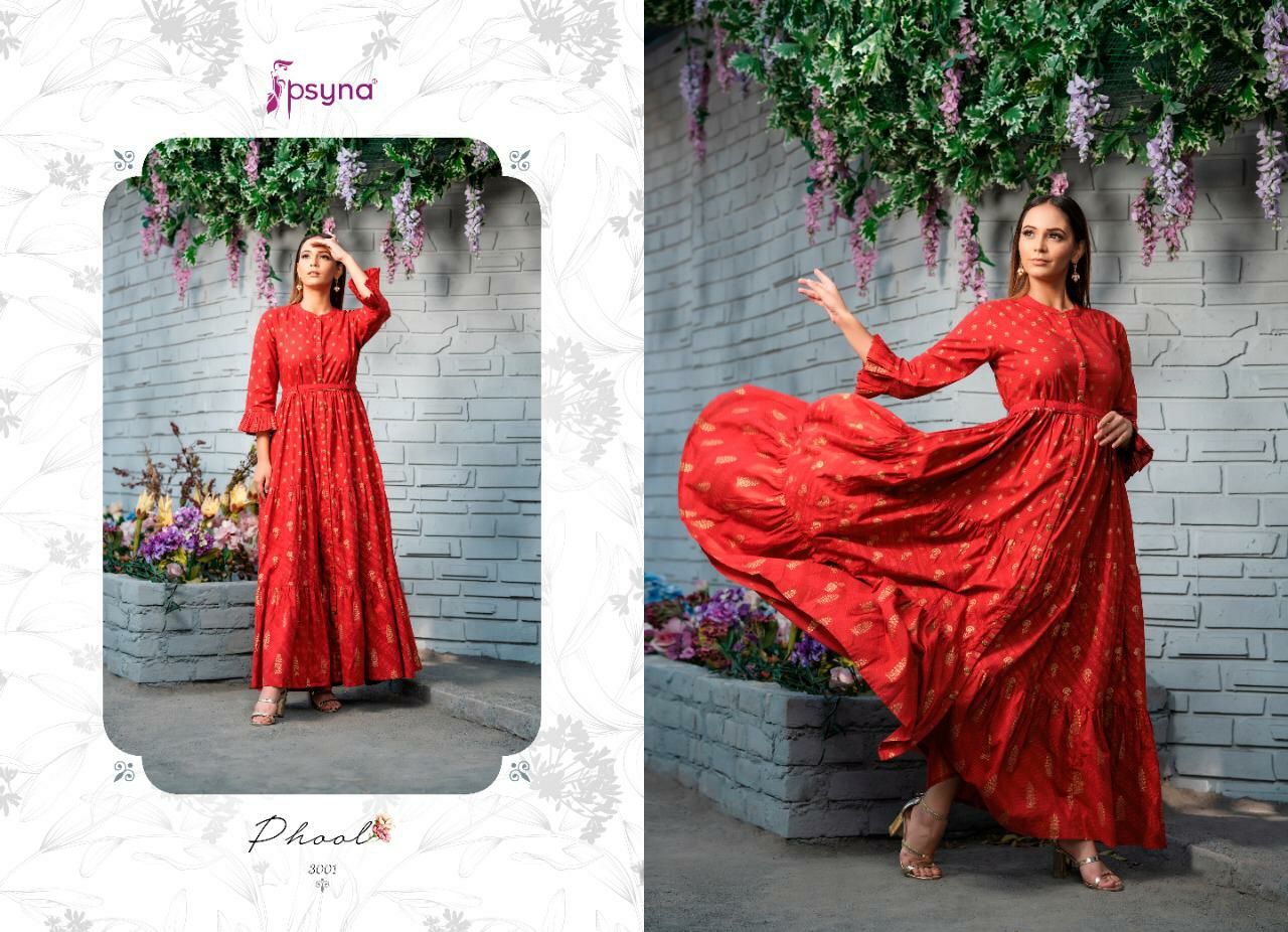 Psyna Phool Vol-3 cotton beautiful Flowery colourful Prints looks kurti catalog