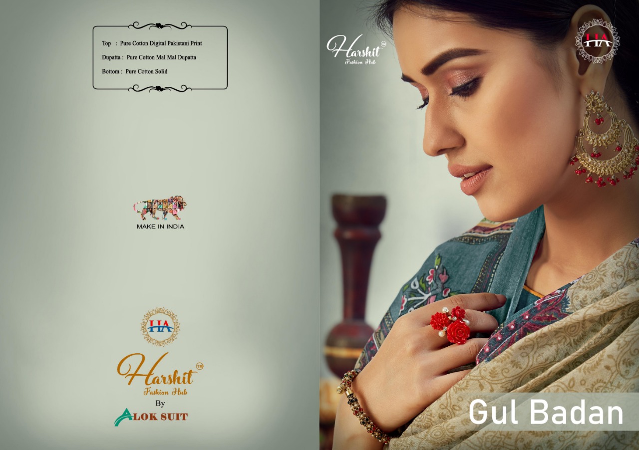 Harshit fashion hub  gulbadan affordable price salwar suits catalog